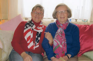 Mathilde Schmetz (left) found Edmée Van Eppen (right) for Hubbard in early 2017.