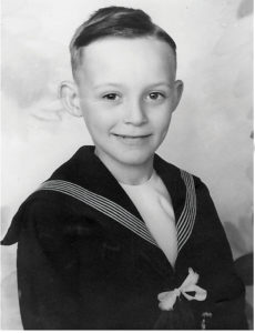 Bob Sparenberg at age 6, 1952
